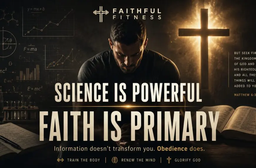 Science is powerful but faith is primary with coach alex vanhouten on the faithful fitness blog
