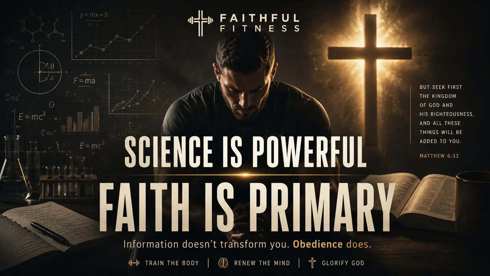 Science is powerful but faith is primary with coach alex vanhouten on the faithful fitness blog